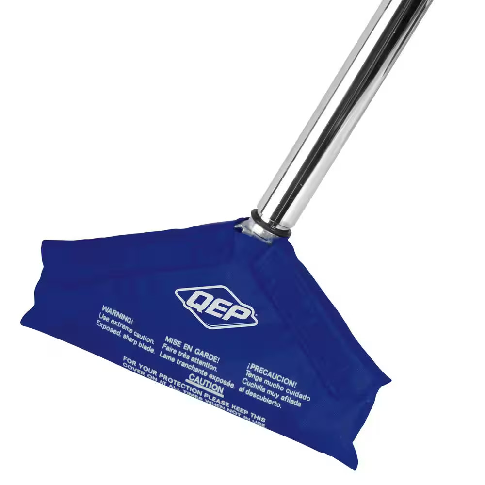 8 in. W Floor Scraper Hand Tool with Adjustable handle and Replacement blade