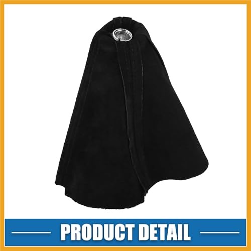 Car Shift Boot Cover Universal Gear Shift Knob Boot Dust Cover Suede Black