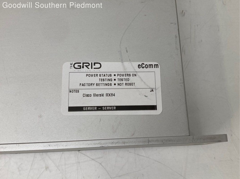 Cisco Meraki MX84 Cloud Managed Firewall Security Appliance - Tested