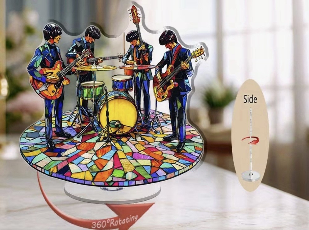 The Beatles Themed Acrylic Spinner Sun Catcher