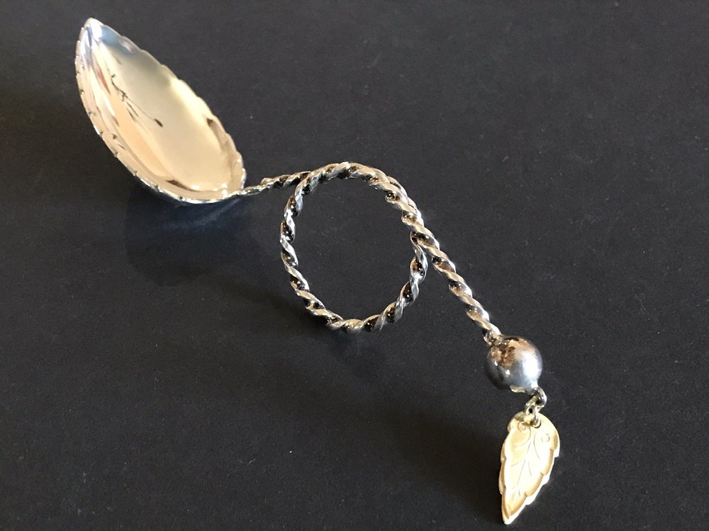 Norwegian 830S Silver Tea Caddy Spoon