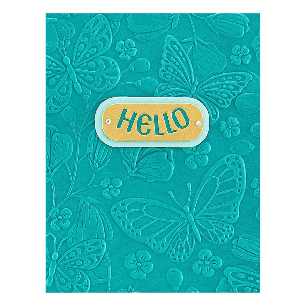 Butterfly Pattern 3D Embossing Folder for Add Texture Paper Crafting Card Making