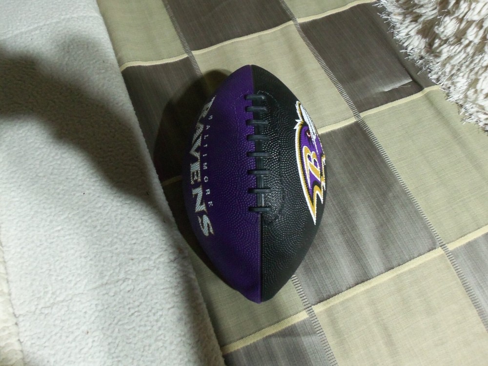 BALTIMORE RAVENS FOOTBALL TABLE LAMP (HANDCRAFTED)