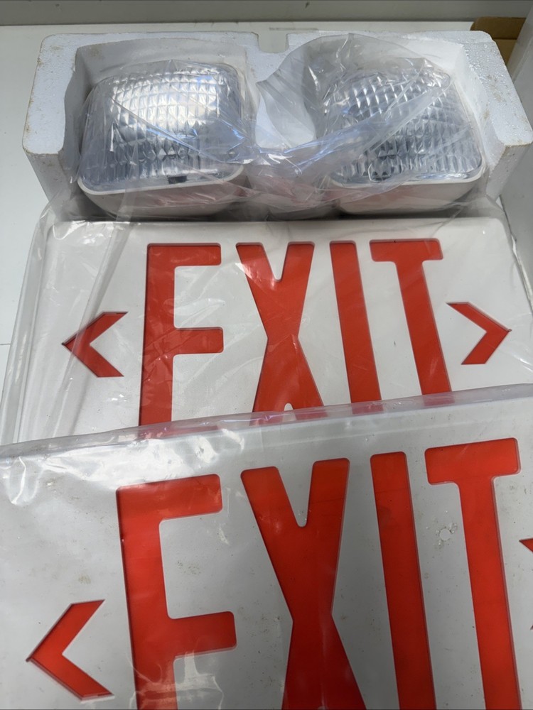 Emergi-Lite ELXN400RN LED Exit Head Emergency LED Combo
