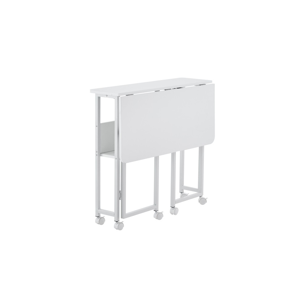 Foldable Desk-Compact Writing/Computer Table-Small Space Solution,Lightweight