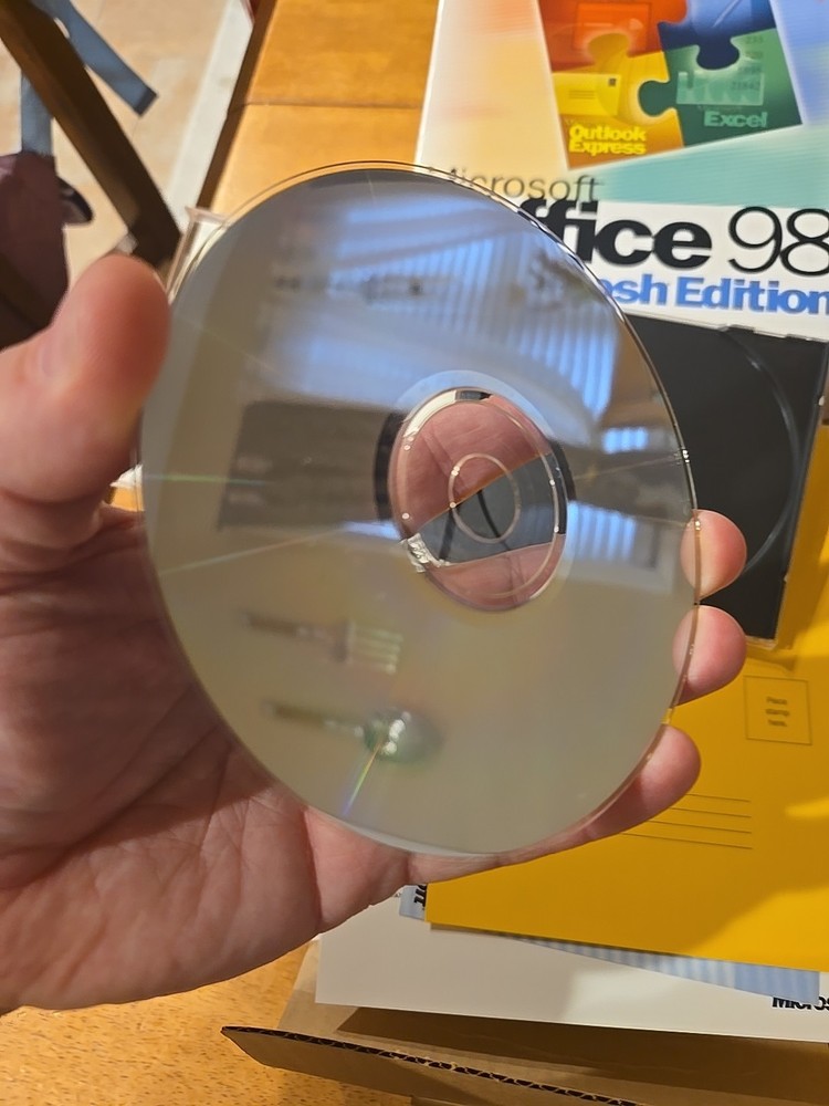 Microsoft Office 98 Macintosh Edition Complete W/Booklets - Untested