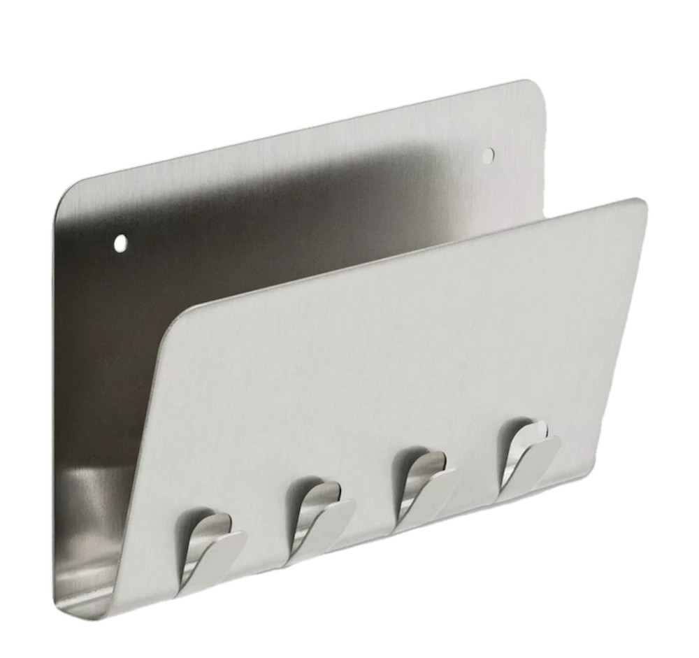 Threshold Ventura Organizer with Hooks Satin Nickel