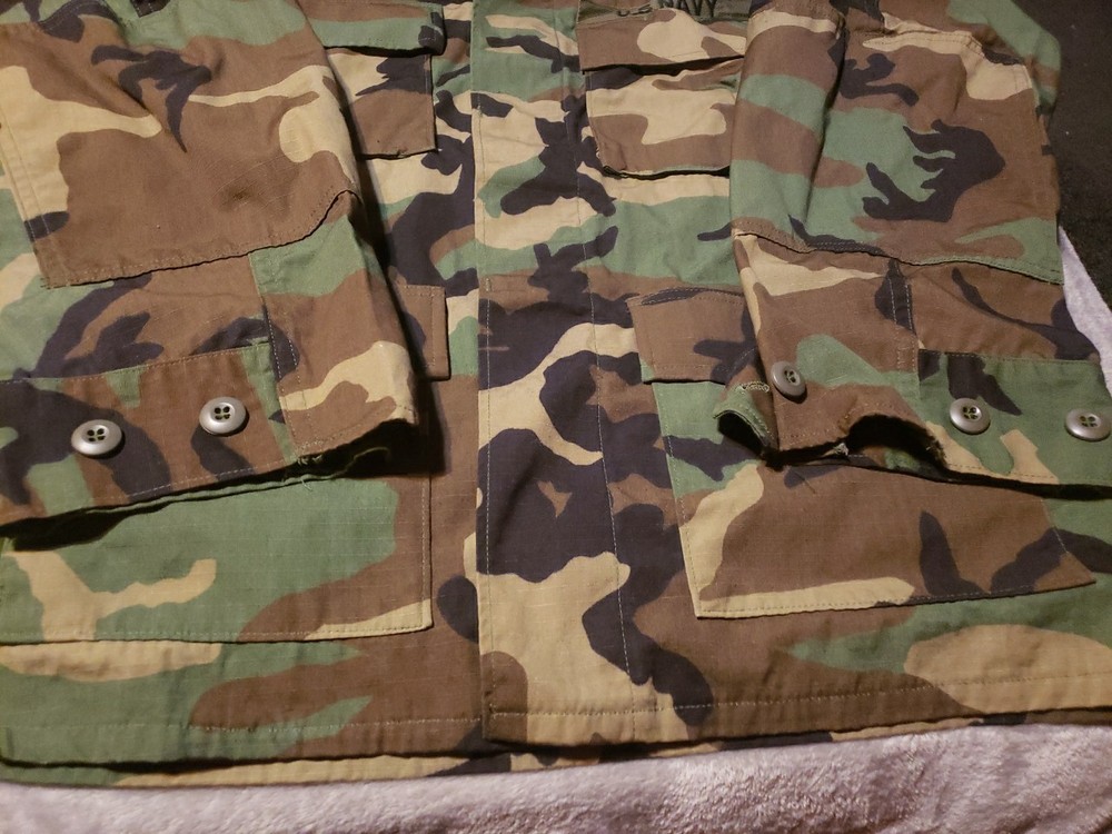 Coat Woodland Camouflage Pattern Combat Medium Regular 1995