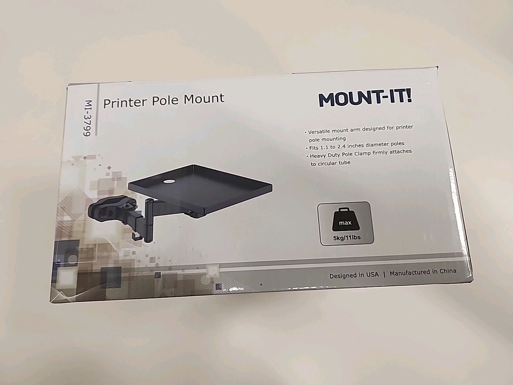 Mount-It! Printer Pole Mount MI-3799 Heavy Duty