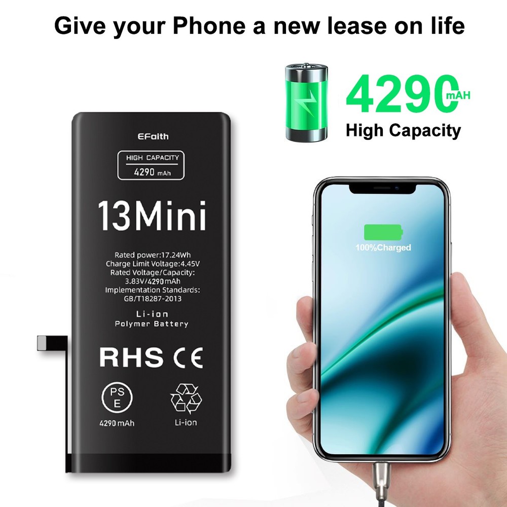 4290mAh OEM Internal Replacement Battery For iPhone 13 Mini Premium Quality Tool