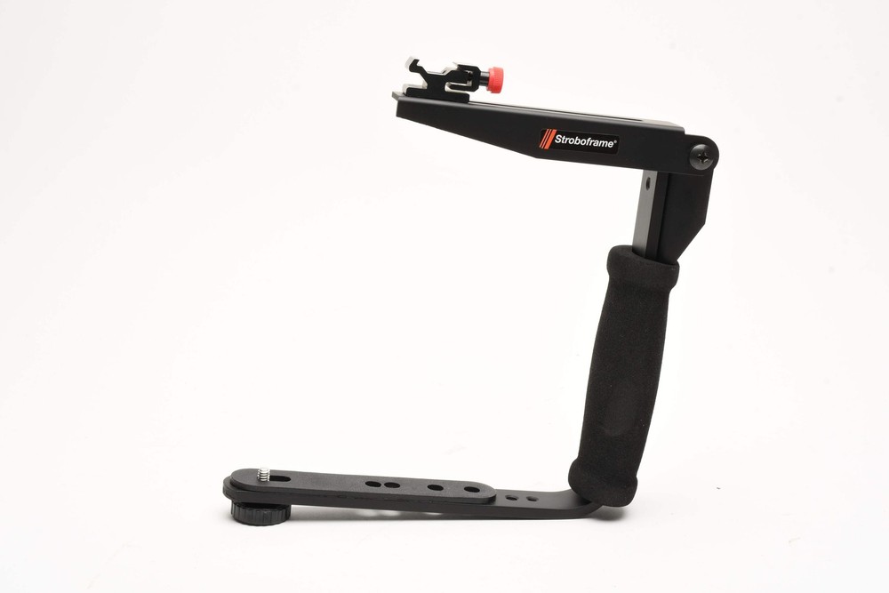 Stroboframe Quick flip 35mm camera flash bracket, Mint-