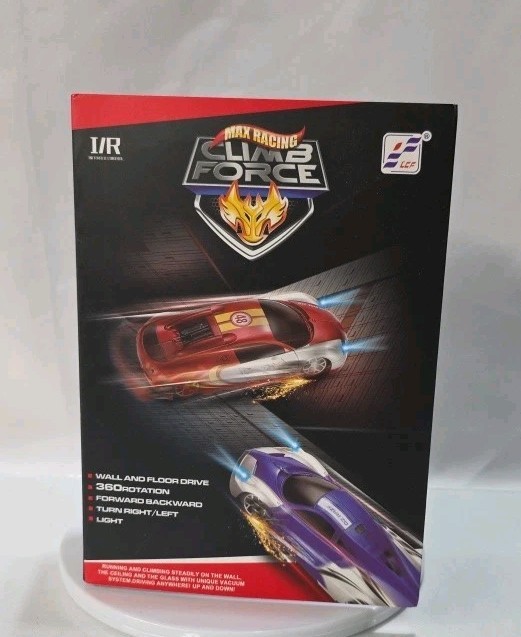 Max Racing Climb Force Wall Driving Remote Controlled Car Red