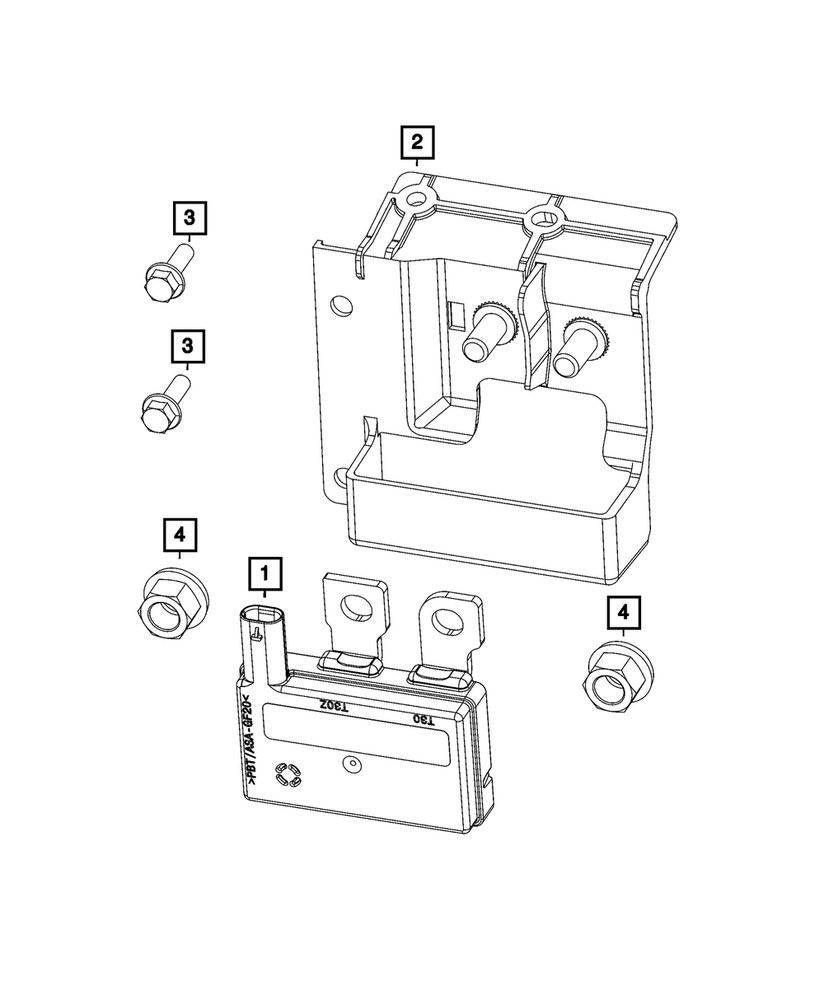 Genuine Mopar Relay 68606435AB