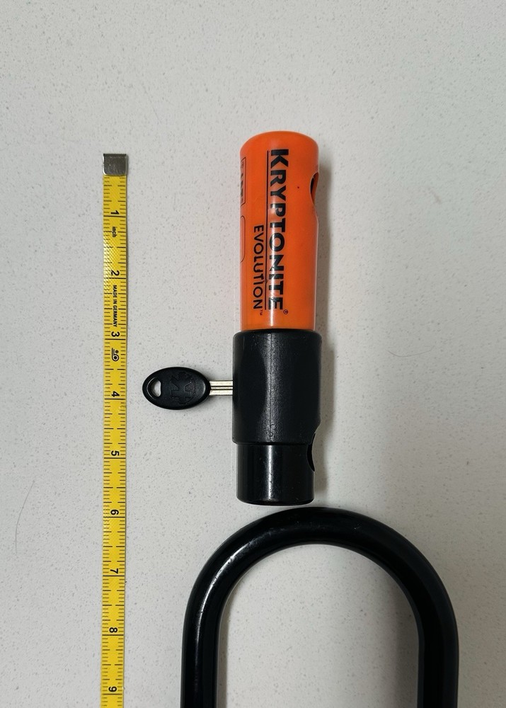 Kryptonite U-Lock Bike Lock w/ Flex Cable Double Loop Keyed Security