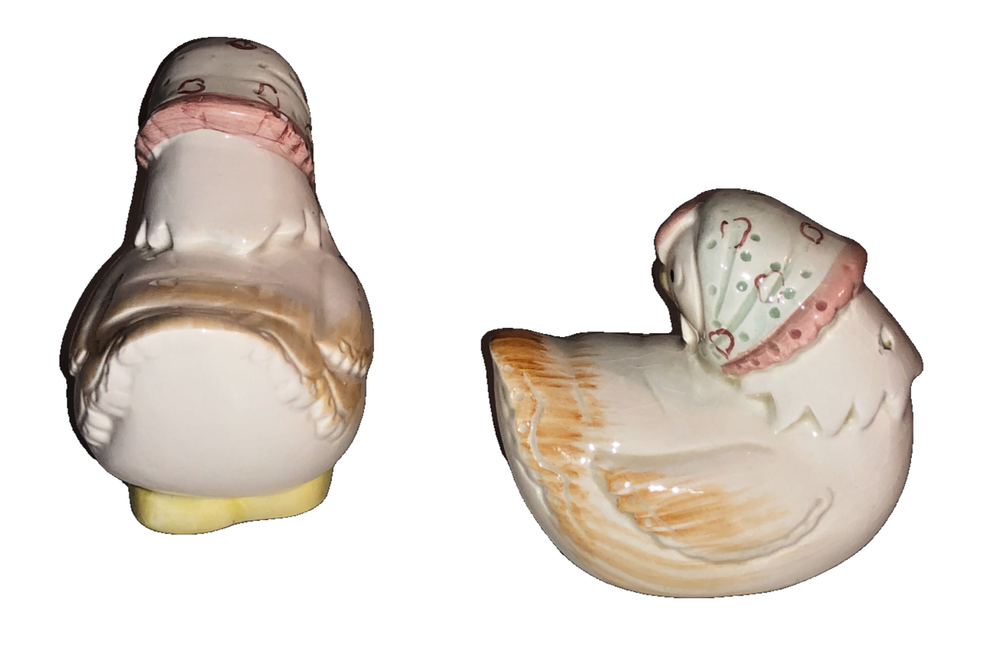 Ceramic Chick Salt and Pepper Shakers