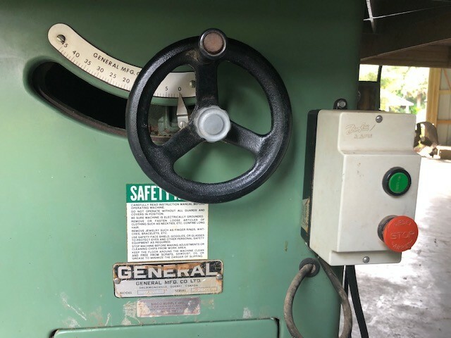General Tablesaw 10 Inch with Extension table