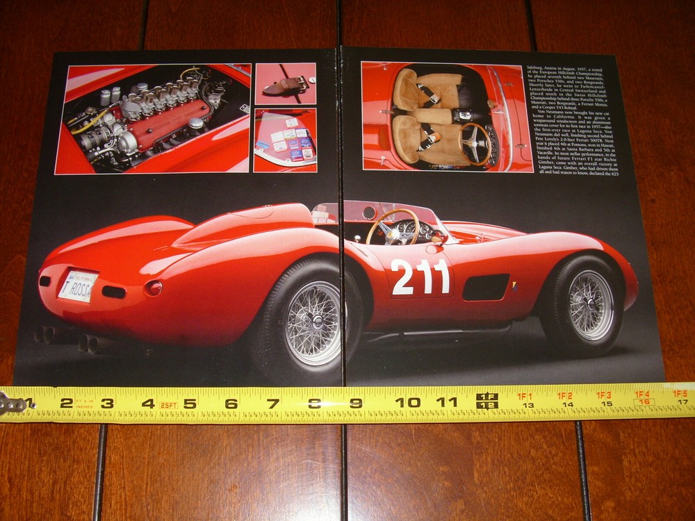 1957 FERRARI 625 TRC SPIDER ORIGINAL 2012 ARTICLE