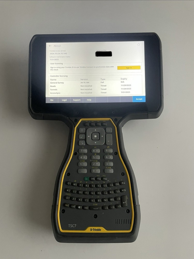 TSC7 w/ Trimble Access 2024 Perpetual License