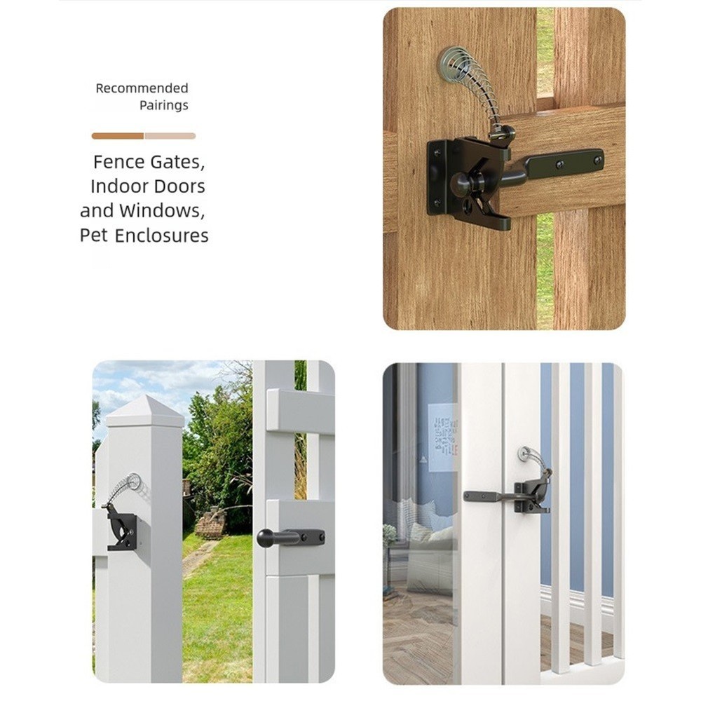 Adjustable Gate Latch Hassle-Free Installation Garden Gate Installation