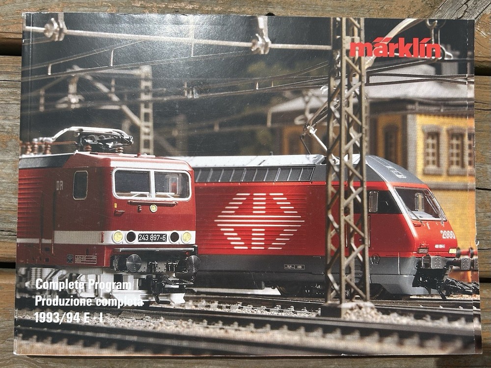 1993/94 E I MARKLIN HO TRAIN CATALOG VG GERMAN