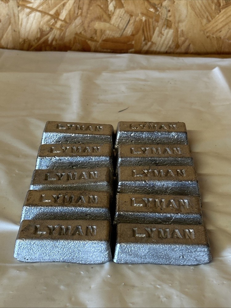 8 Lbs + Tin Lead  Ingots. Box 8e