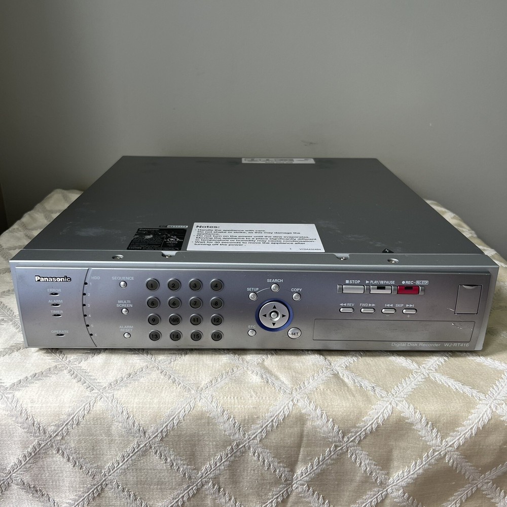 Panasonic Digital Disc Recorder WJ-RT416K