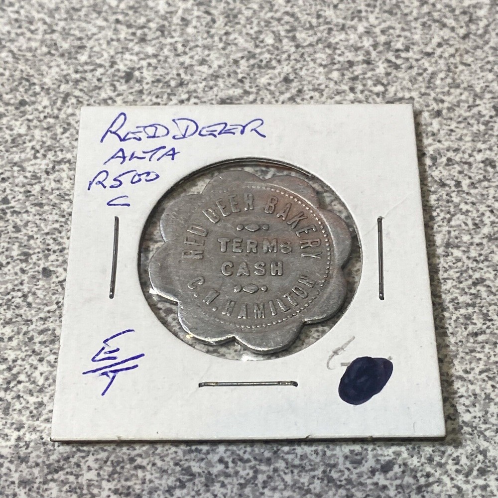 Red Deer Bakery Term Cash C.w.Hamilton Token (P4)