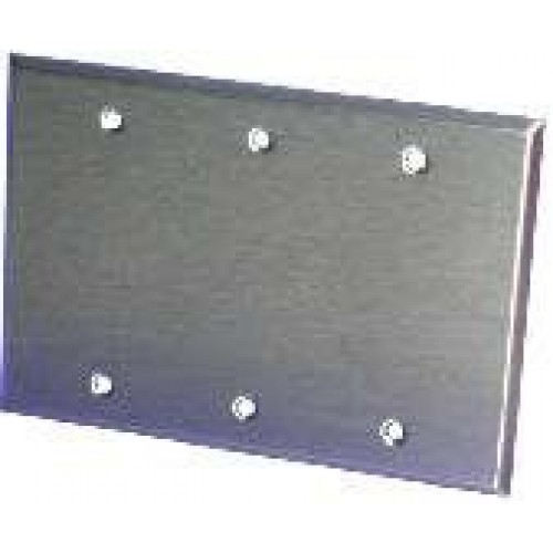 Orbit OS33 3 Gang Stainless Cover Blank