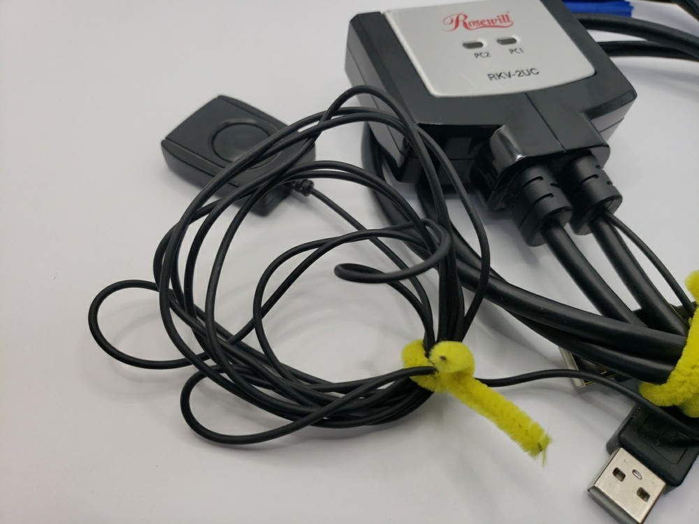 Rosewill (RKV-2UC) 2-Ports External KVM switch