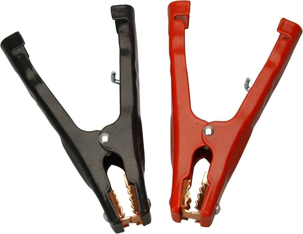 Compact Heavy Duty Jumper Clamps - Essential Tool for Safe Electrical Practices