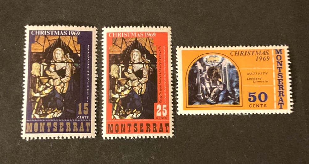 Montserrat Scott #224-6 never hinged