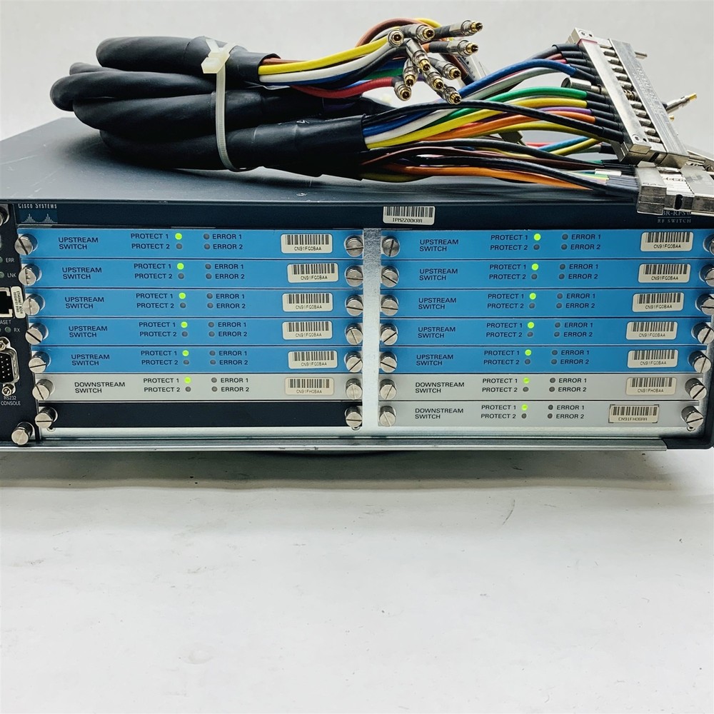 Cisco uBR-RFSW 3x10 Cable Distribution RF Switch (w/10*Up 3*Down Stream Modules)