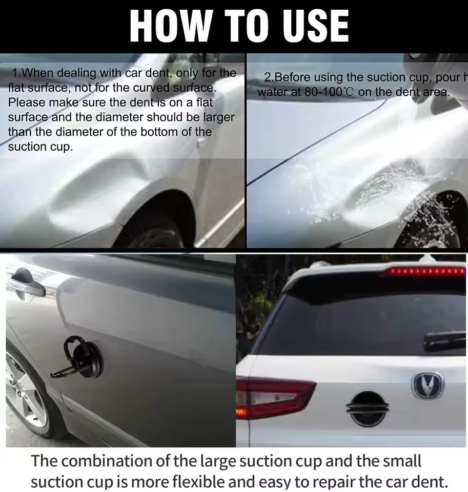 Auto Car Body DENT PULLER Suction Repair Pull Panel Ding Remover Sucker Cup Tool
