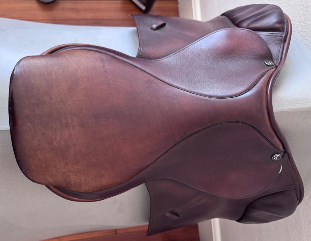 17.5" Tad Coffin A5G Performance Saddle - Grain / Calf - Gorgeous!