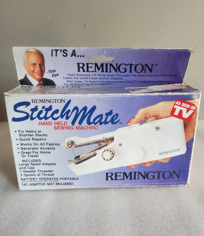 Remington StitchMate Hand Held Sewing Machine Battery Operated
