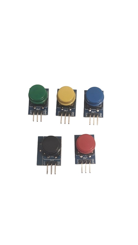 2 Sets Big Key Button Light Hat Output Module Touch Switch 12x12mm for Arduino
