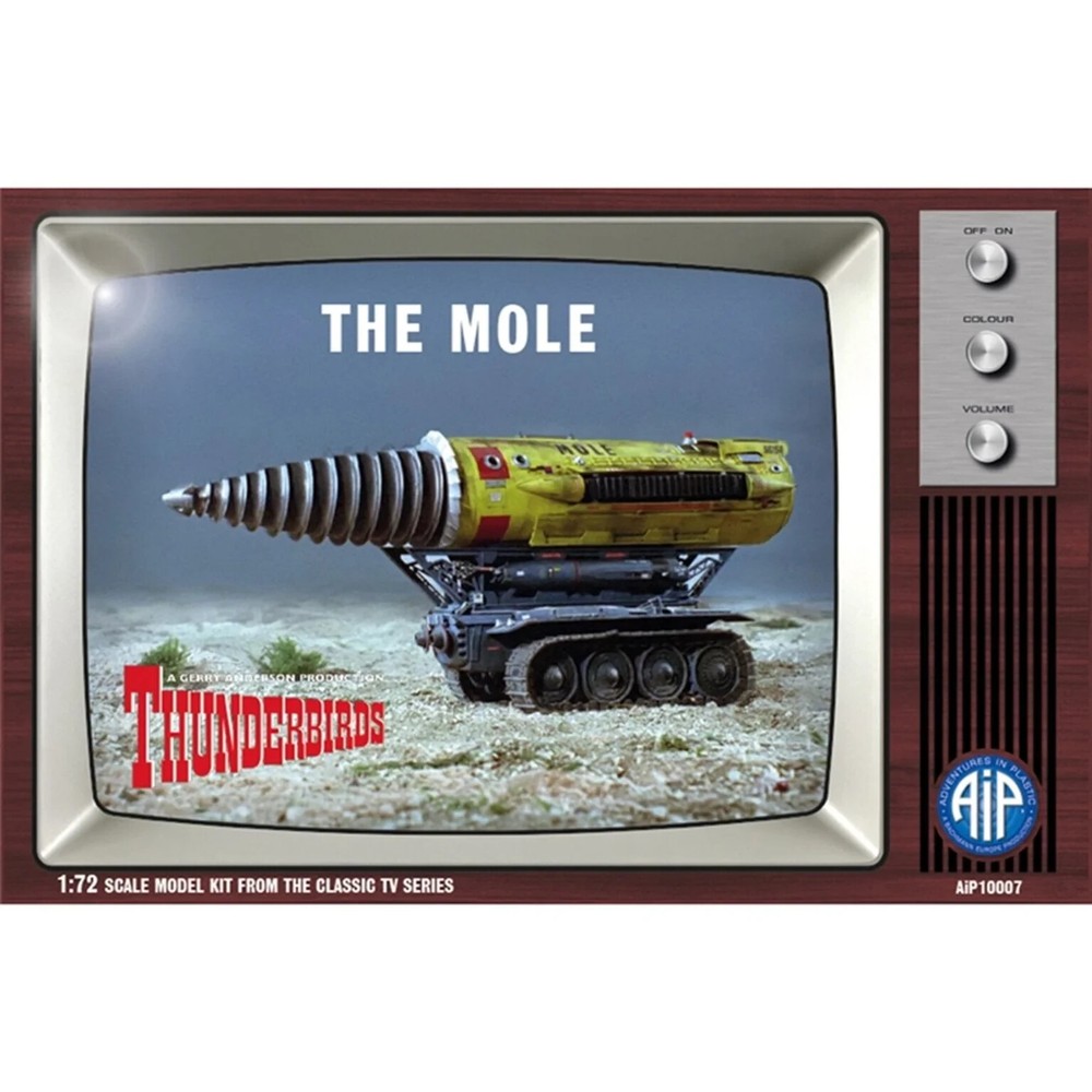 Bachmann THUNDERBIRDS THE MOLE - Plastic Model Vehicle Kit - 1/72 Scale