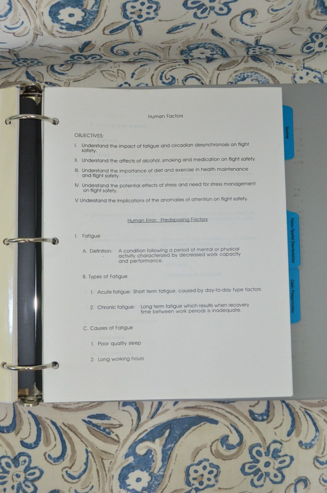 UND Aerospace Pilot Corporate course in Aviation Physiology