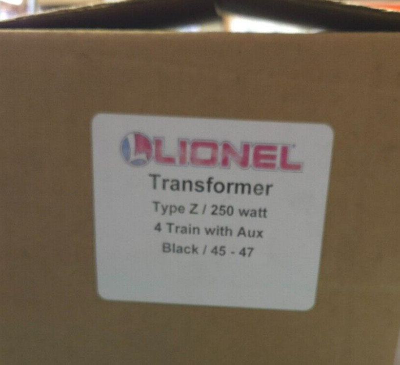 Lionel Type Z Trainmaster Transformer 250 Watts 4 Train Refurbished
