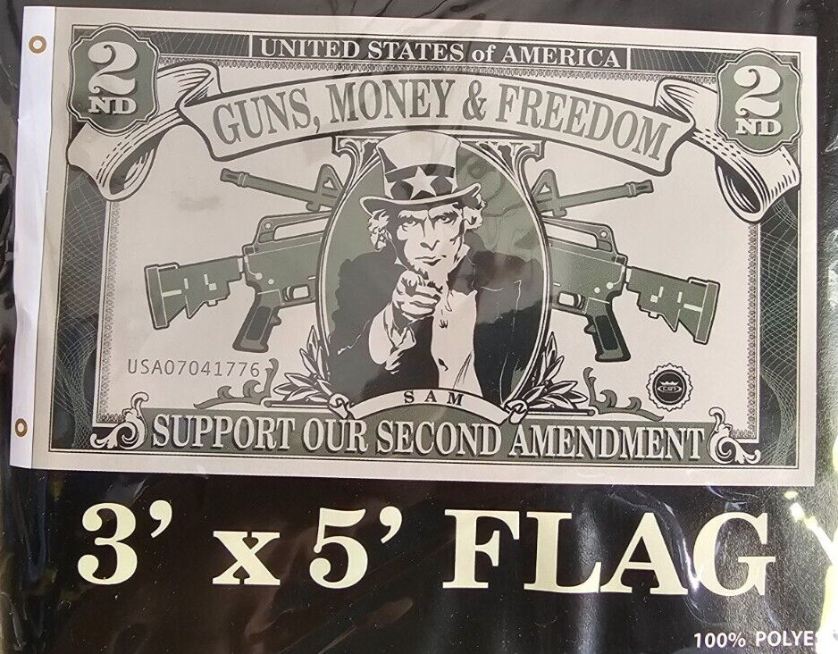 USA "GUNS, MONEY & FREEDOM - SUPPORT OUR 2nd AMENDMENT RIGHTS"