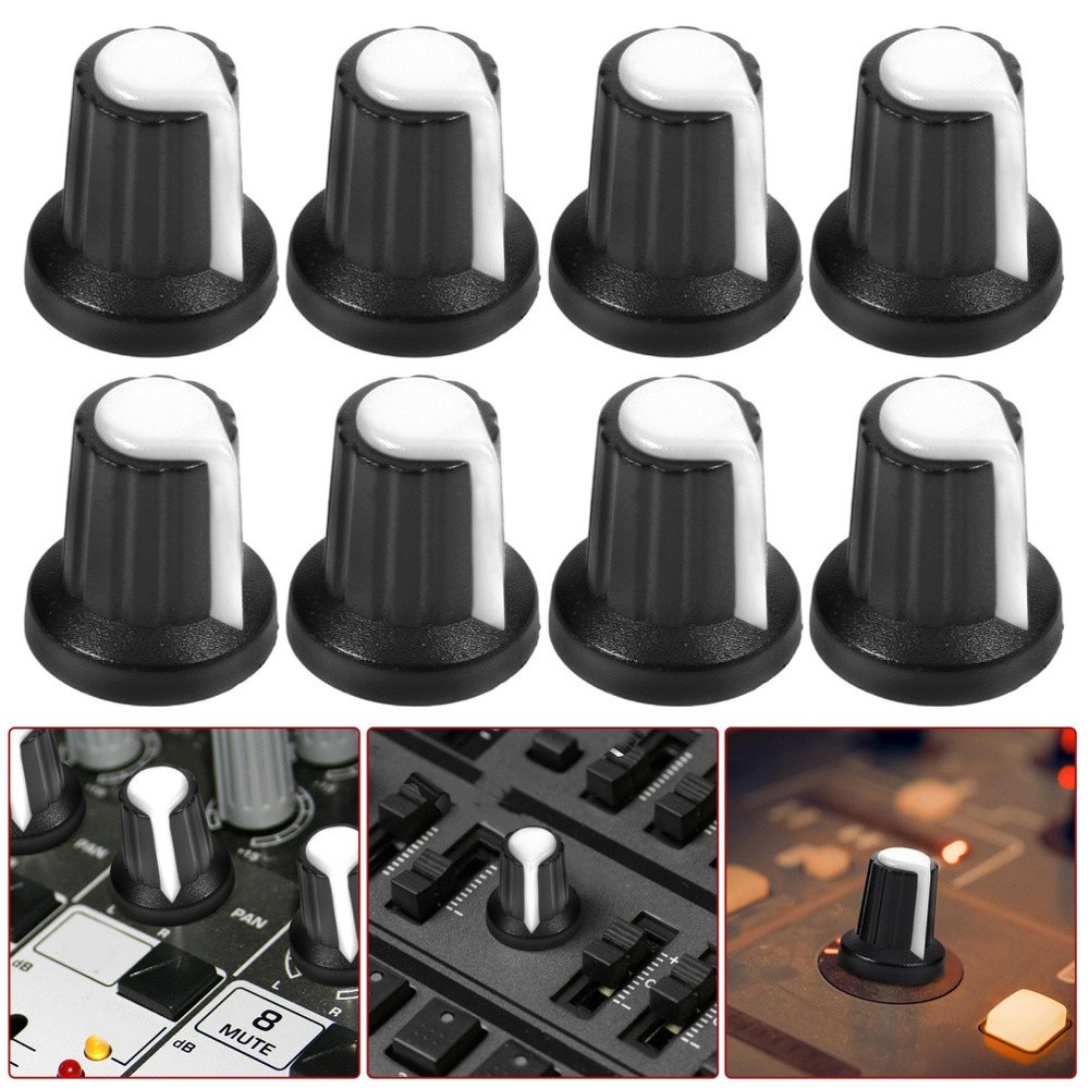 20 Pcs Amp Knobs Volume Amplifier Plastic Potentiometer Caps Replacement