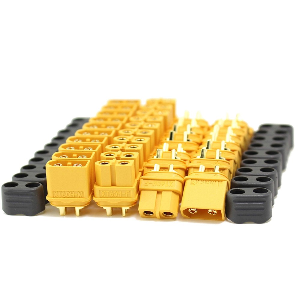 Amass 10 Pair XT60H Bullet Connector Plug