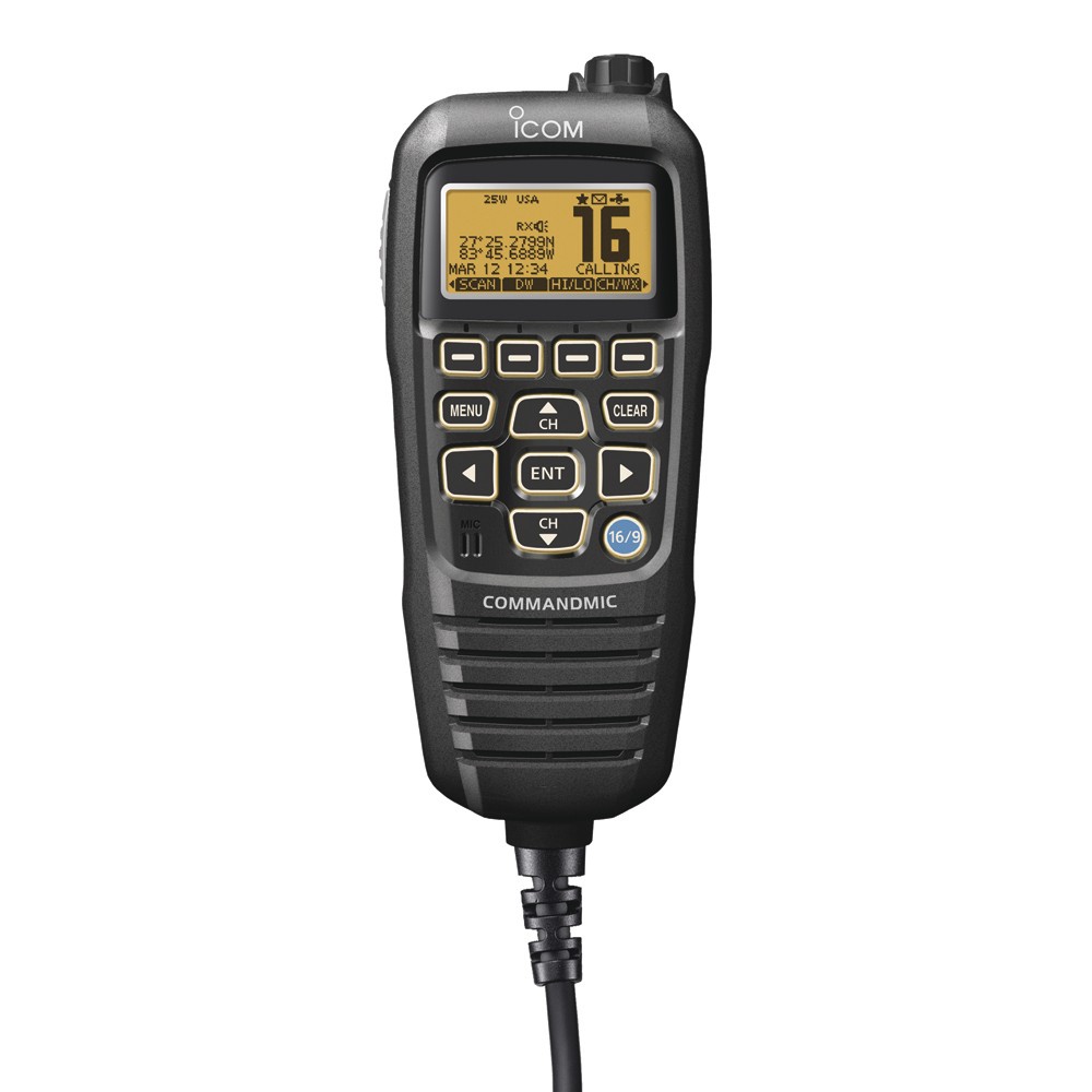 Icom HM195B Command Mic Iv For M424/506 Black
