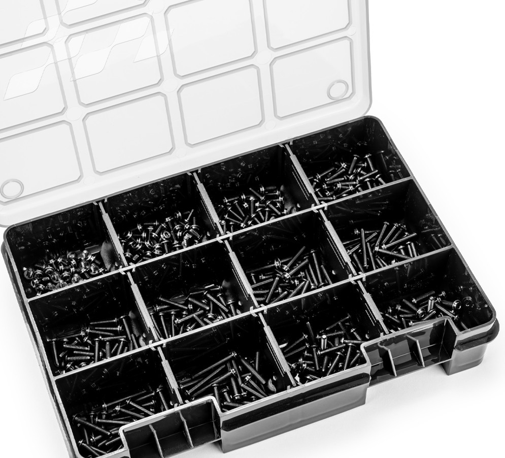 JConcepts Hardware Storage Box Smoke Gray