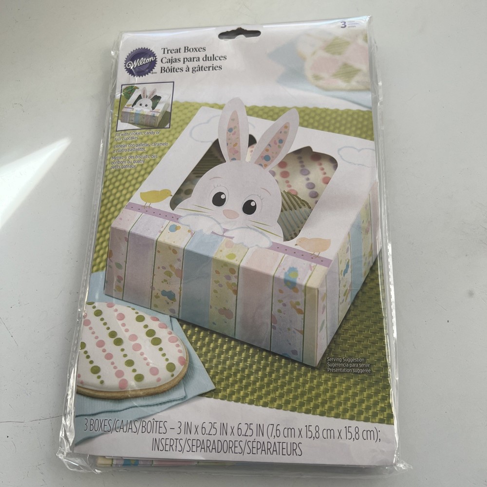Wilton Bunny Easter Treat Boxes new