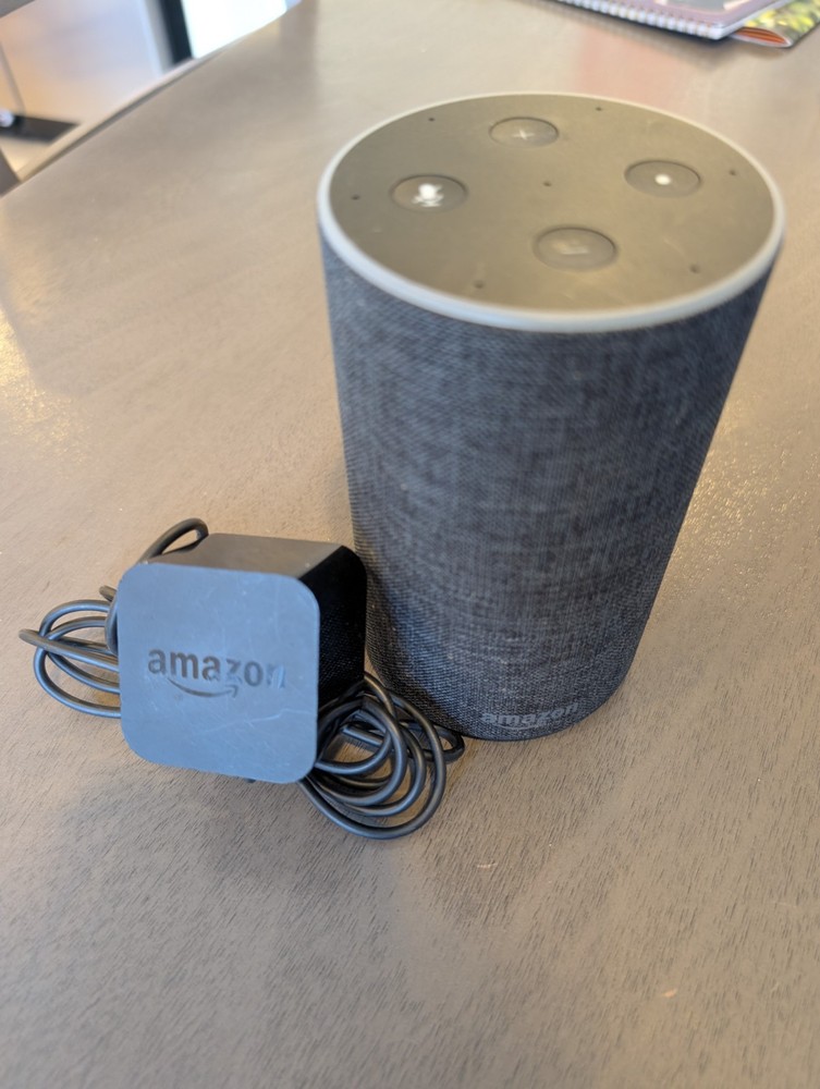 Amazon Echo 2nd Gen Alexa Smart Speaker US Version Charcoal Gray