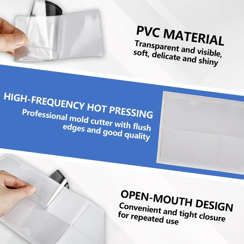 vvag 3Pcs Windshield Sticker Holder, Clear Car Window Pass Permit Holder for ...