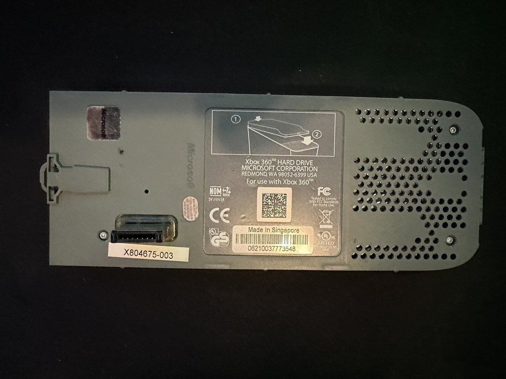 Microsoft Xbox 360 Hard Drive 20GB Microsoft X804675-003 TESTED Authentic