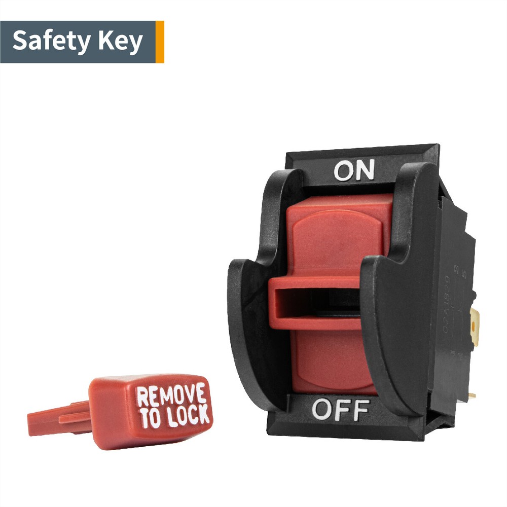 POWERTEC Toggle Safety Switch 110V 220V Push Button On/Off (71353)