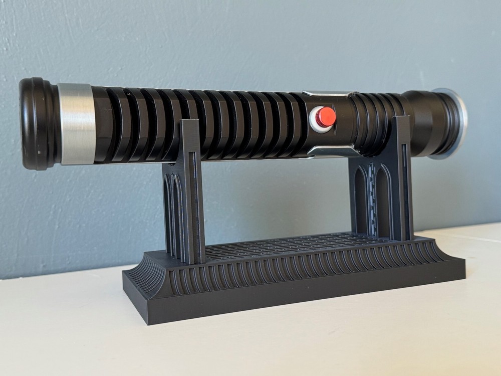 Lightsaber Stand | Black 3.5" × 8" × 4"